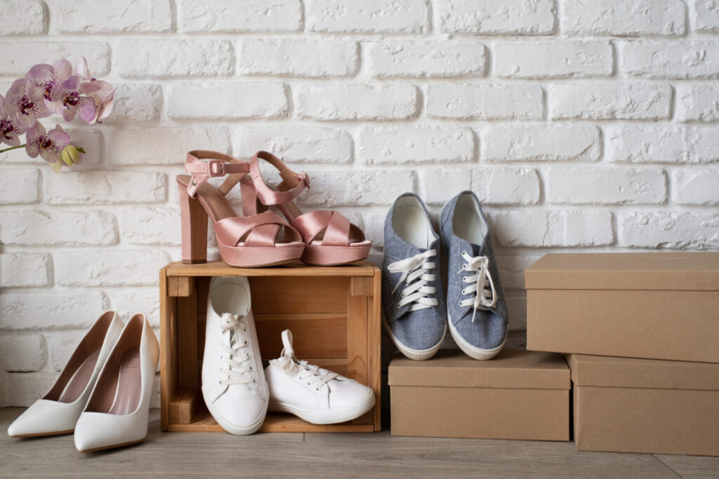 pack shoes for moving